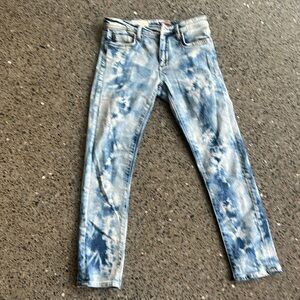 Anthropologie Pilcro slim boyfriend, tie dye,sz 27, EUC